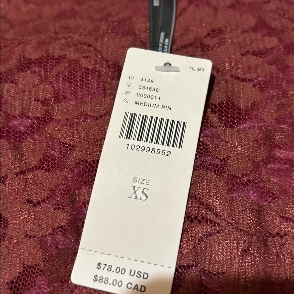Anthropologie Effortless Regency Puff-Sleeve Sheer Long Sleeve Lace Top Size XS - Picture 3 of 11